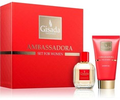 Kvepalų rinkinys moterims Gisada Ambassadora For Woman (EDP, 50 ml + dušo želė, 100 ml)