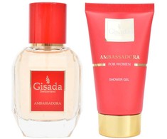 Kvepalų rinkinys moterims Gisada Ambassadora For Woman (EDP, 50 ml + dušo želė, 100 ml)