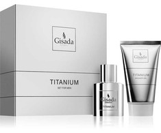 Gisada Titanium rinkinys vyrams (EDP, 50 ml + dušo želė, 100 ml)