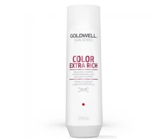 „Goldwell“ šampūnas papildomai dažytų plaukų priežiūrai „Dualsenses Color Extra Rich“ (Brilliance šampūnas), 250 ml