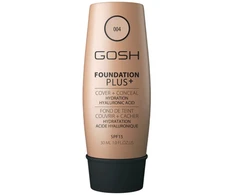 Gosh Foundation Plus+ Liquid Foundation &amp; Maskuoklis 2-In-1 004 Natural SPF 15, 30 ml