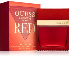 GUESS Seductive Homme Raudona EDT tualetinis vanduo vyrams, 50 ml