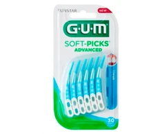 GUM Tarpdančių priežiūros priemonė "Soft-Picks Advanced" 30vnt