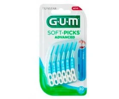 GUM Tarpdančių priežiūros priemonė "Soft-Picks Advanced" 30vnt
