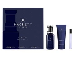 Hackett London Hackett Essential Giftset rinkinys vyrams (EDP, 100 ml + EDP, 10 ml + dušo želė, 100 ml)