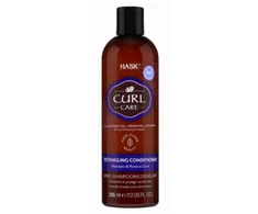 "Hask Curl Care" garbanotų plaukų priežiūros išššukuojamasis kondicionierius 355ml