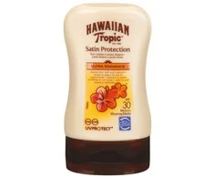 Hawaiian Tropic Satin Protection Ultra Radiance Spf30 Losjonas nuo saulės, 100 ml
