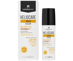 Heliocare 360 Color Gel Oil-Free SPF50+ Beige kremas nuo saulės su atspalviu, 50 ml