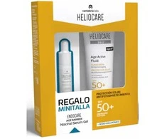 „Heliocare Age Active“ skysčio nuo saulės priemonė nuo SPF50+, 50 ml rinkinys, 2 vnt.