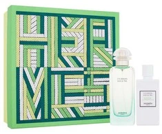 Hermes Un Jardin Sur Le Nil EDT rinkinys Unisex (EDT, 100 ml + kūno losjonas, 80 ml)