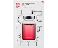 Holika Holika Skin Rescuer Mask Sheet - Collagen lakštinė veido kaukė su kolagenu, 20 ml