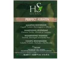 HS Milano Perfect Keratin Šampūnas Sachet šampūnas, 15 ml