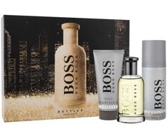 Hugo Boss BOSS Bottled rinkinys vyrams (EDT, 100 ml + dušo želė, 100 ml + dezodorantas, 150 ml)