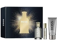Hugo Boss BOSS Bottled rinkinys vyrams (EDP, 100 ml + EDP miniatiiūra, 10 ml + dušo želė, 100 ml)