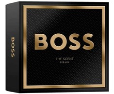 HUGO BOSS Boss The Scent rinkinys vyrams (EDT, 100 ml + EDT, 10 ml + dušo želė, 100 ml)