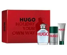 Hugo Boss HUGO Man rinkinys vyrams (EDT, 125 ml + dezodorantas, 75 ml + dušo gelis, 50 ml)