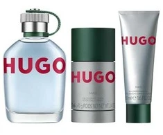 Hugo Boss HUGO Man rinkinys vyrams (EDT, 125 ml + dezodorantas, 75 ml + dušo gelis, 50 ml)