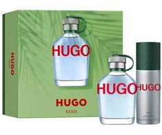 Hugo Boss HUGO Man rinkinys vyrams (EDT, 125 ml + dezodorantas, 75 ml + dušo gelis, 50 ml)