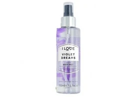 I Love Signature Collection veganiškas purškiklis „Violet Dreams“ visam kūnui, 165 ml