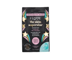 I Love Skin Superstar Detoxifying Charcoal Peel Off Mask valomoji detoksikacinė aktyvintųjų anglių kaukė, 10 ml