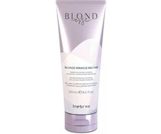 Inebrya Blondesse Skirtas šviesiems plaukams Miracle Nectar Treatment kaukė šviesiems plaukams, 250 ml