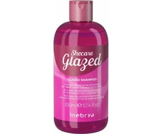 Inebrya SheCare Glazed Illuminating Laminating Šampūnas šampūnas blankiems plaukams, 300 ml