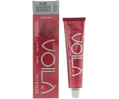 Intercosmo Voila 3C Intense Permanent Hair Dye 6.65 Dark Skirtas šviesiems plaukams Beaujolais, 60 ml
