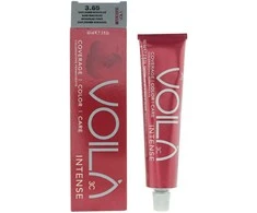 Intercosmo Voilà 3C Intense Permanent Hair Dye 3.65 Dark Beaujolais, 60 ml