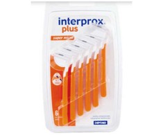 Interprox Plus Super Micro Toothbrush tarpdančių šepetėliai, 6 vnt.