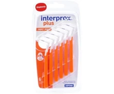 Interprox Plus Super Micro Toothbrush tarpdančių šepetėliai, 6 vnt.