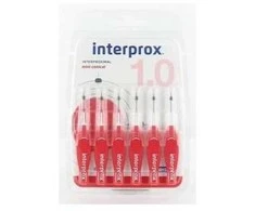 "Interprox Vitis" "Interdent Dentaid Mini 6u" kūginis dantų šepetėlis