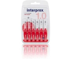 "Interprox Vitis" "Interdent Dentaid Mini 6u" kūginis dantų šepetėlis