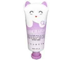 Inuwet Fleur de Coton Vegan maitininantis &amp; Softening Hand &amp; Nail Kreminis Floral, 60 ml