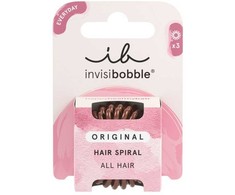 Invisibobble plaukų gumytės Original Pretzel Brown 3 vnt.