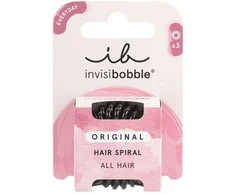 Invisibobble plaukų gumytės Original True Juodas 3 vnt.