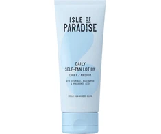 Isle of Paradise Daily Seft-Tan Lotion Light/Medium savaiminio įdegio losjonas, 185 ml