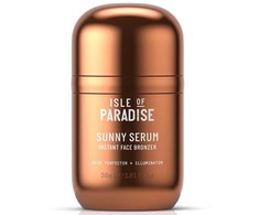 Isle of Paradise Sunny Serum Instant Face Bronzer bronzinantis veido serumas, 30 ml