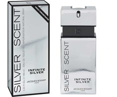 Jacques Bogart Sidabrinis Scent Infinite Sidabrinis EDT tualetinis vanduo vyrams, 100 ml