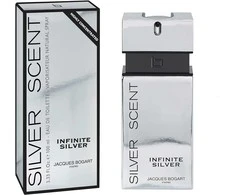 Jacques Bogart Sidabrinis Scent Infinite Sidabrinis EDT tualetinis vanduo vyrams, 100 ml