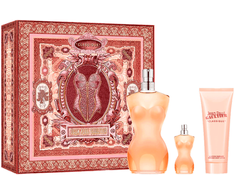 Jean Paul Gaultier Classique EDT rinkinys moterims (EDT, 100 ml + EDT, 6 ml + kūno losjonas, 75 ml)