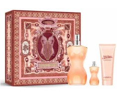 Jean Paul Gaultier Classique EDT rinkinys moterims (EDT, 100 ml + EDT, 6 ml + kūno losjonas, 75 ml)