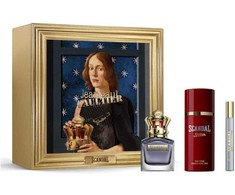 Jean Paul Gaultier Scandal Pour Homme Christmas 2024 rinkinys vyrams (EDT, 50 ml + dezodorantas, 150 ml + EDT, 10 ml)