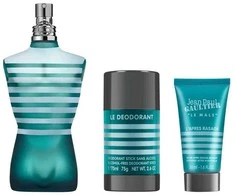 Jean Paul Gaultier Le Male rinkinys vyrams (EDT, 125 ml + balzamas po skutimosi, 50 ml + dezodorantas, 75 g)