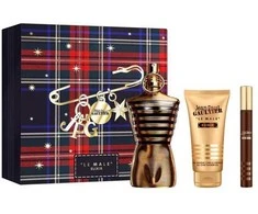 Jean Paul Gaultier Le Male Eliksyras rinkinys vyrams (PP kvepalai, 125 ml + dušo želė, 75 ml + PP kvepalai, 10 ml)