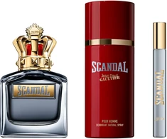 Dovanų rinkinys vyrams Jean Paul Gaultier Scandal Pour Homme (EDT, 100 ml + dezodorantas, 150 ml + EDT, 10 ml)