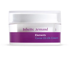 Juliette Armand Elements Caviar Ω3-Ω6 Kreminis veido kremas su juodaisiais ikrais, 50 ml