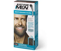 Just For Men Mostache And Beard dažai ūsams ir barzdai, atspalvis: M-35 Medium Brown, 28.4 g