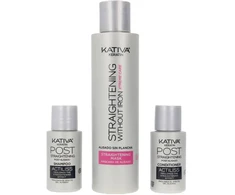 Kativa Keratin Minkštinantis ir glotninantis Smoothing Without Ironing Xtrem Care 30 Days 30 dienų rinkinys 3 vnt