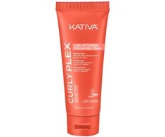 Kativa Skirtas garbanotiems plaukams Plex Curl Activactor Strong Gel-Kreminis, stiprus plaukų kremas-gelis, 240 ml