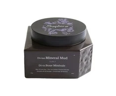 Saphira Divine Mineral Mud kaukė-mineralinis purvas besipučiantiems plaukams, intensyviai drėkinantis, 500 ml